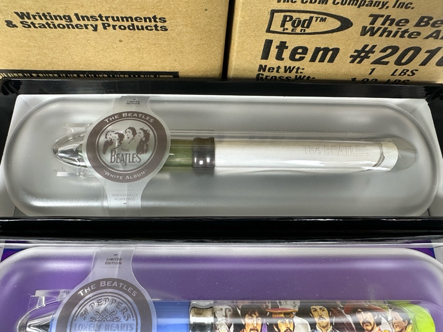 The Beatles Limited Edition Collectible Pod Pens: Yellow Submarine, Sgt. Pepper's Lonely Hearts Club Band, White Album - 12 Pens Total [Photo 5]