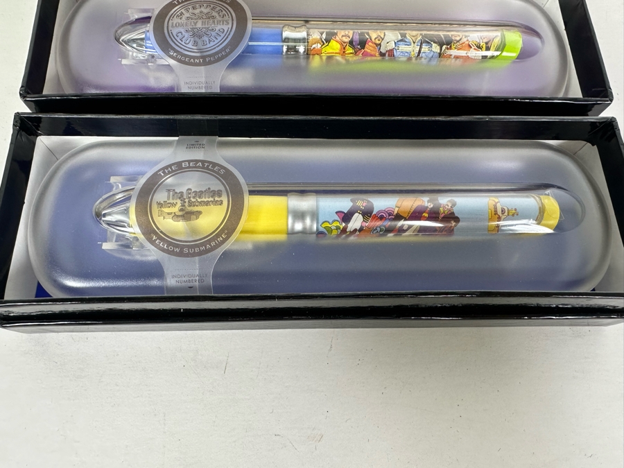 The Beatles Limited Edition Collectible Pod Pens: Yellow Submarine, Sgt. Pepper's Lonely Hearts Club Band, White Album - 12 Pens Total [Photo 3]
