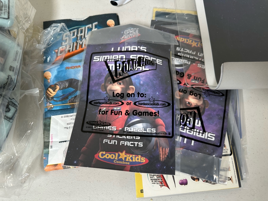 Space Chimps Movie Carl's Jr. / Hardee's Happy / Kid's Meal Toys Project Box With Prototype Toy Samples Cool Kids Designed By The CDM Company 2008 [Photo 14]