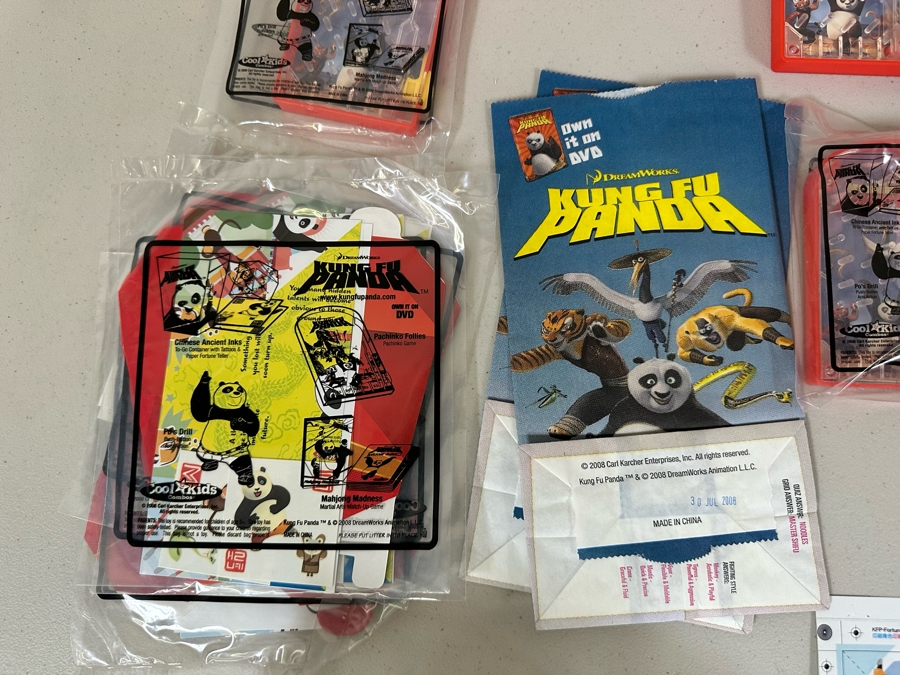 DreamWorks Kung Fu Panda Movie Carl's Jr. / Hardee's Happy / Kid's Meal Toys Project Box With Prototype Toy Samples Cool Kids Designed By The CDM Company 2008 [Photo 8]