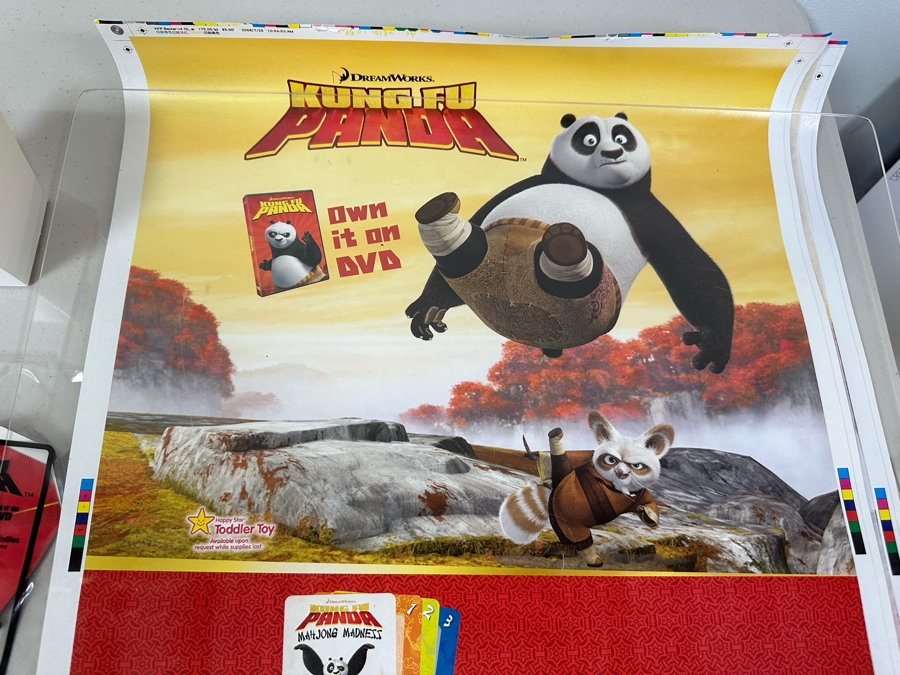 DreamWorks Kung Fu Panda Movie Carl's Jr. / Hardee's Happy / Kid's Meal Toys Project Box With Prototype Toy Samples Cool Kids Designed By The CDM Company 2008 [Photo 6]