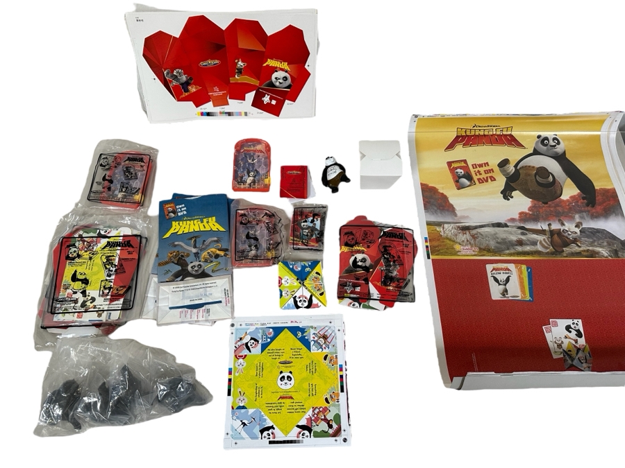 DreamWorks Kung Fu Panda Movie Carl's Jr. / Hardee's Happy / Kid's Meal Toys Project Box With Prototype Toy Samples Cool Kids Designed By The CDM Company 2008 [Photo 1]