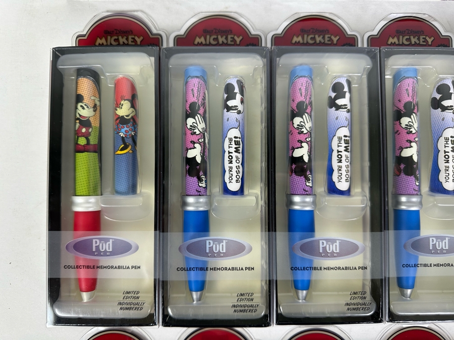 (21) Walt Disney's Mickey Mouse Collectible Limited Edition Writing Pens [Photo 2]
