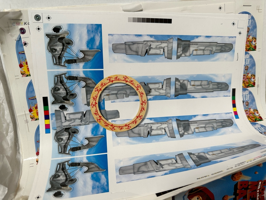 Cloudy With A Chance Of Meatballs Movie Carl's Jr. / Hardee's Happy / Kid's Meal Toys Project Box With Prototype Toy Samples Cool Kids Designed By The CDM Company 2010 [Photo 3]