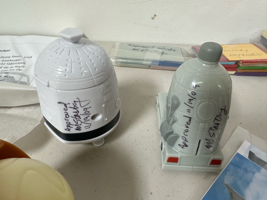 Cloudy With A Chance Of Meatballs Movie Carl's Jr. / Hardee's Happy / Kid's Meal Toys Project Box With Prototype Toy Samples Cool Kids Designed By The CDM Company 2010 [Photo 8]