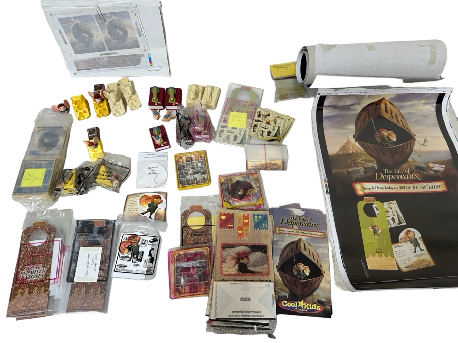 The Tale Of Despereaux Movie Carl's Jr. / Hardee's Happy / Kid's Meal Toys Project Box With Prototype Toy Samples Cool Kids Designed By The CDM Company 2010 [Photo 1]