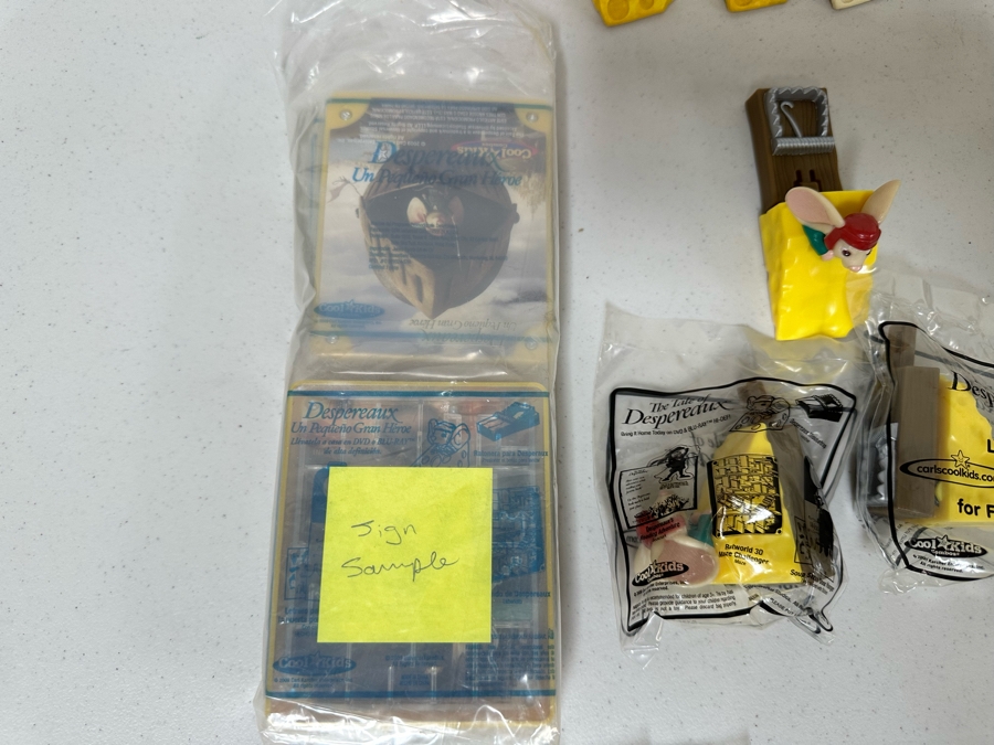 The Tale Of Despereaux Movie Carl's Jr. / Hardee's Happy / Kid's Meal Toys Project Box With Prototype Toy Samples Cool Kids Designed By The CDM Company 2010 [Photo 15]