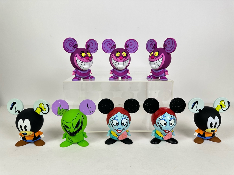 Fan Expo 2020 Rejected Samples Of Disney Shorts Vinyl Collectible Toy Art By Francisco Herrera, 8 Items	Including Tim Burton's The Nightmare Before Christmas [Photo 2]