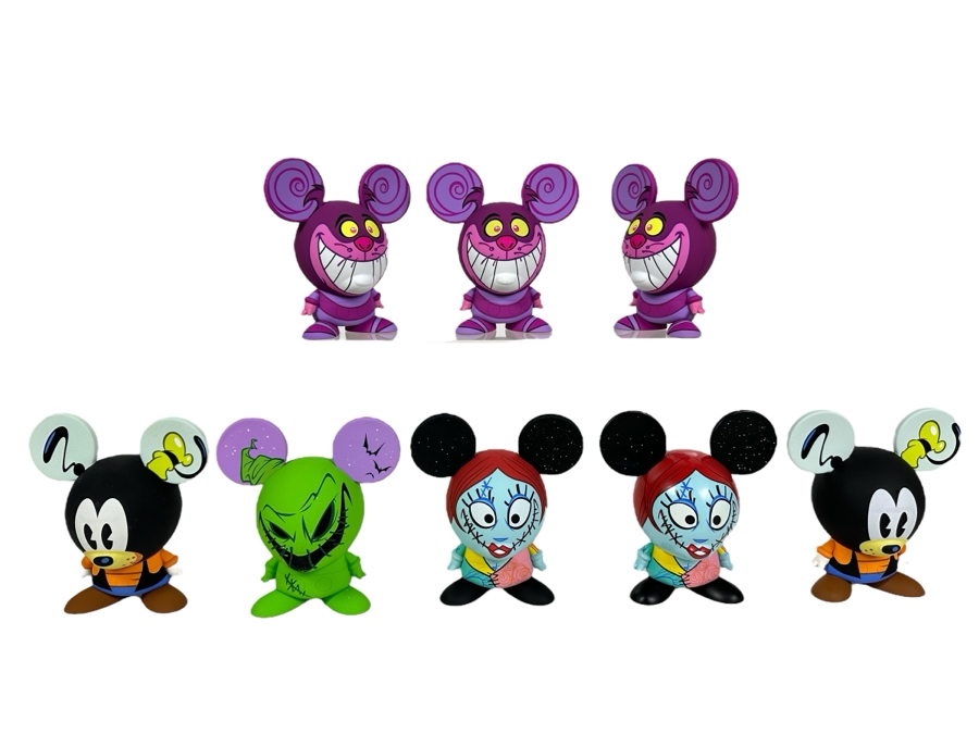 Fan Expo 2020 Rejected Samples Of Disney Shorts Vinyl Collectible Toy Art By Francisco Herrera, 8 Items	Including Tim Burton's The Nightmare Before Christmas [Photo 1]