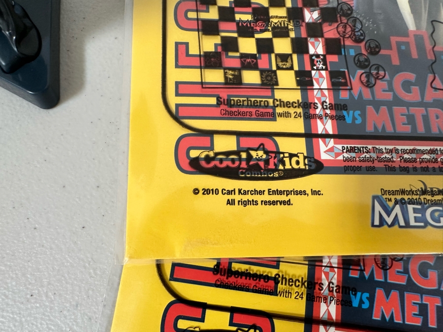 DreamWorks Megamind Movie Carl's Jr. / Hardee's Happy / Kid's Meal Toys Project Box With Prototype Toy Samples Cool Kids Designed By The CDM Company 2010 [Photo 11]