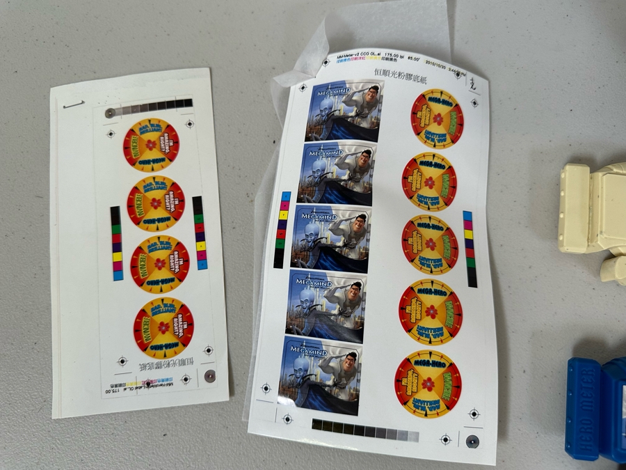 DreamWorks Megamind Movie Carl's Jr. / Hardee's Happy / Kid's Meal Toys Project Box With Prototype Toy Samples Cool Kids Designed By The CDM Company 2010 [Photo 4]