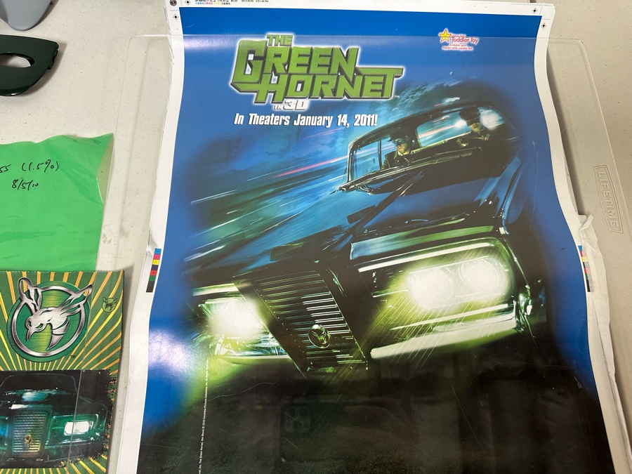 The Green Hornet Movie Carl's Jr. / Hardee's Happy / Kid's Meal Toys Project Box With Prototype Toy Samples Cool Kids Designed By The CDM Company 2010 [Photo 6]