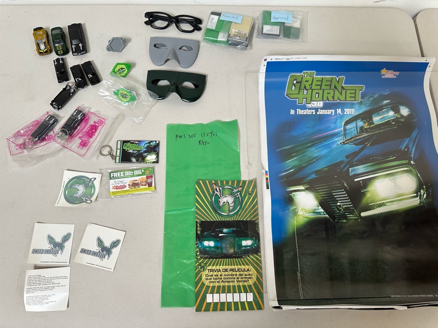 The Green Hornet Movie Carl's Jr. / Hardee's Happy / Kid's Meal Toys Project Box With Prototype Toy Samples Cool Kids Designed By The CDM Company 2010 [Photo 16]