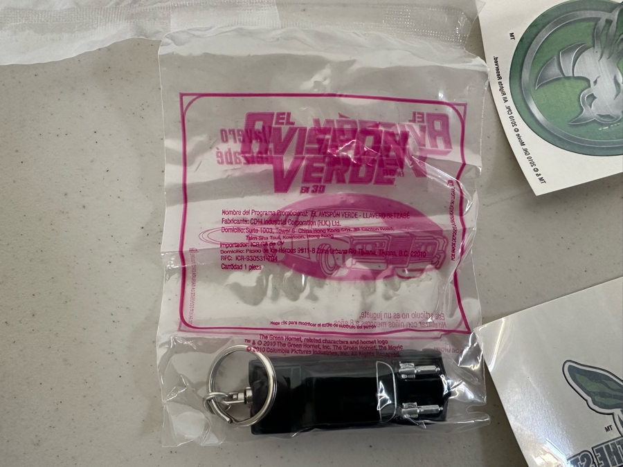 The Green Hornet Movie Carl's Jr. / Hardee's Happy / Kid's Meal Toys Project Box With Prototype Toy Samples Cool Kids Designed By The CDM Company 2010 [Photo 14]