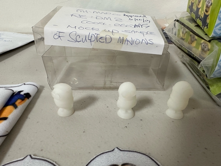 Despicable Me 2 Minions Movie Carl's Jr. / Hardee's Happy / Kid's Meal Toys Project Box With Prototype Toy Samples Cool Kids Designed By The CDM Company 2012 [Photo 2]