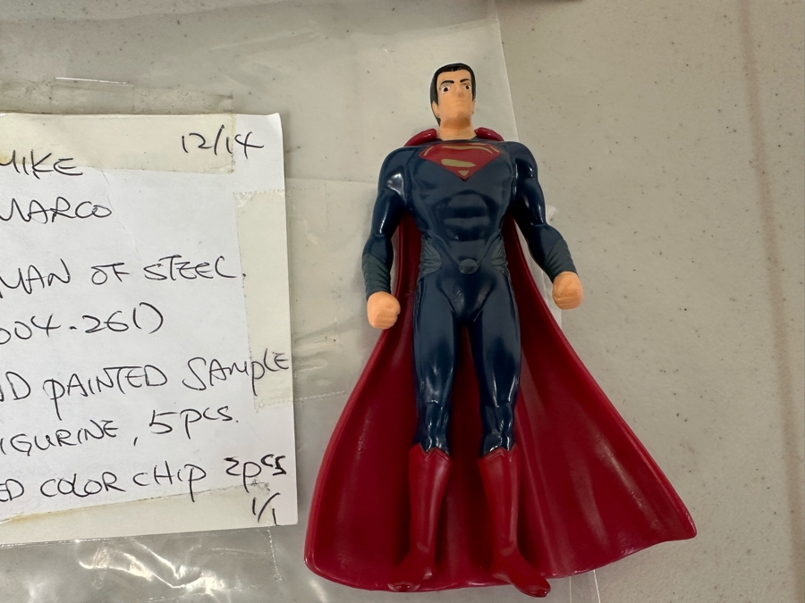 Man Of Steel Superman Movie Carl's Jr. / Hardee's Happy / Kid's Meal Toys Project Box With Prototype Toy Samples Cool Kids Designed By The CDM Company 2013 [Photo 11]