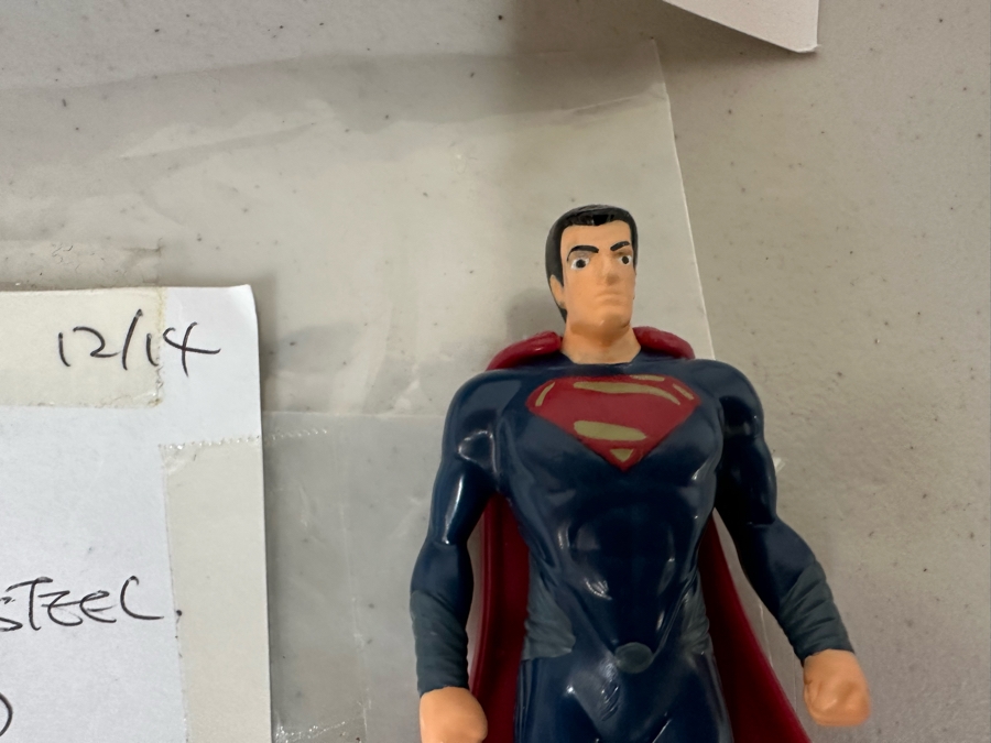 Man Of Steel Superman Movie Carl's Jr. / Hardee's Happy / Kid's Meal Toys Project Box With Prototype Toy Samples Cool Kids Designed By The CDM Company 2013 [Photo 12]