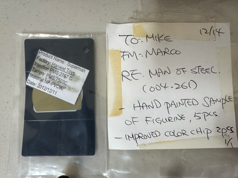 Man Of Steel Superman Movie Carl's Jr. / Hardee's Happy / Kid's Meal Toys Project Box With Prototype Toy Samples Cool Kids Designed By The CDM Company 2013 [Photo 10]