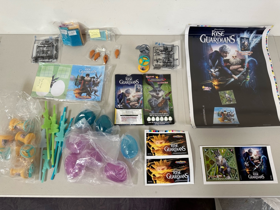 DreamWorks Rise Of The Guardians Movie Carl's Jr. / Hardee's Happy / Kid's Meal Toys Project Box With Prototype Toy Samples Cool Kids Designed By The CDM Company 2012 [Photo 16]