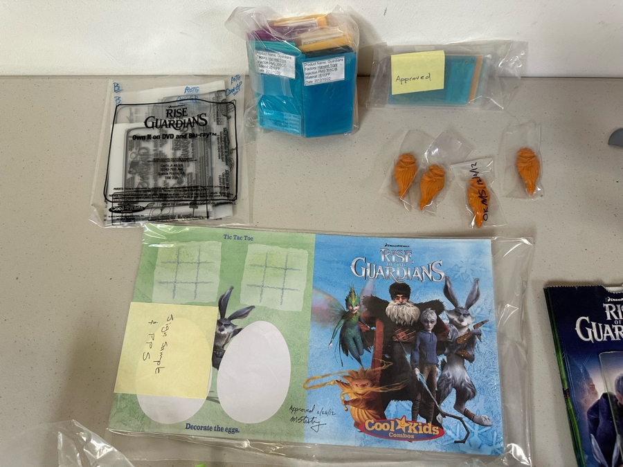 DreamWorks Rise Of The Guardians Movie Carl's Jr. / Hardee's Happy / Kid's Meal Toys Project Box With Prototype Toy Samples Cool Kids Designed By The CDM Company 2012 [Photo 12]
