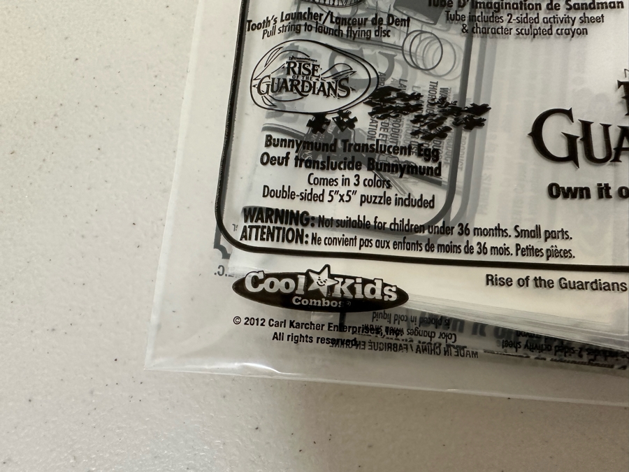 DreamWorks Rise Of The Guardians Movie Carl's Jr. / Hardee's Happy / Kid's Meal Toys Project Box With Prototype Toy Samples Cool Kids Designed By The CDM Company 2012 [Photo 15]