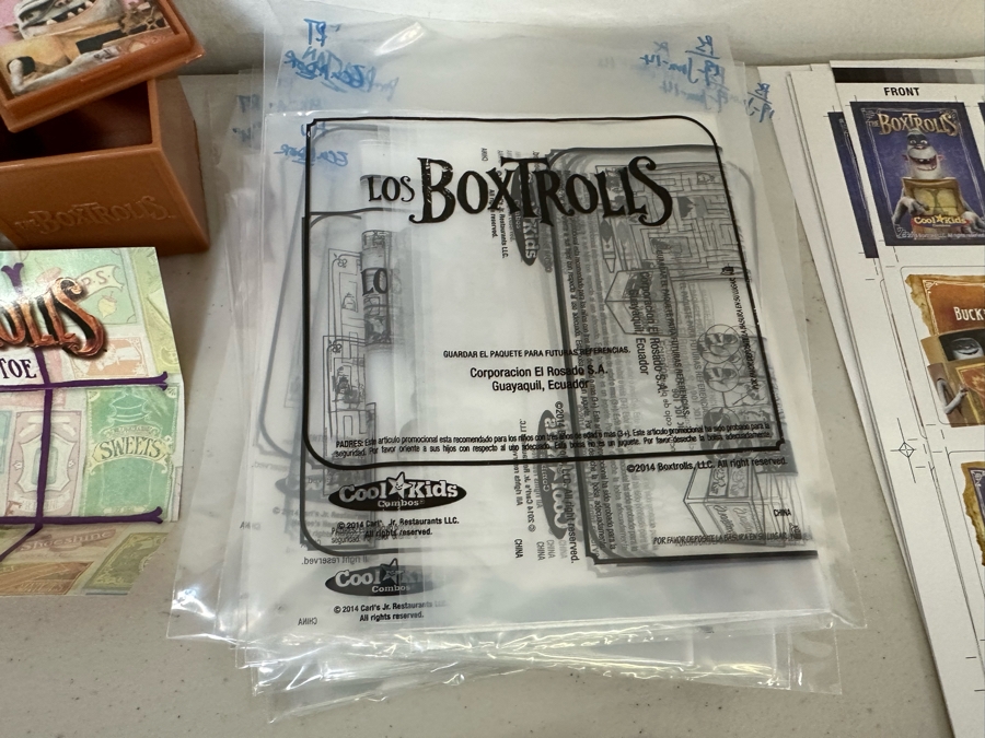The Boxtrolls Movie Carl's Jr. / Hardee's Happy / Kid's Meal Toys Project Box With Prototype Toy Samples Cool Kids Designed By The CDM Company 2014 [Photo 12]