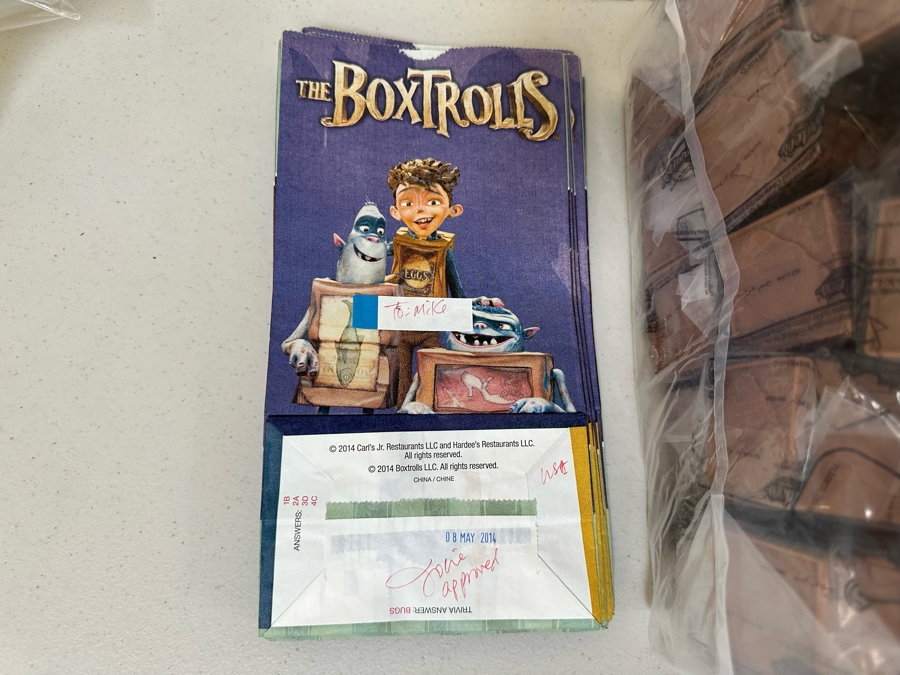 The Boxtrolls Movie Carl's Jr. / Hardee's Happy / Kid's Meal Toys Project Box With Prototype Toy Samples Cool Kids Designed By The CDM Company 2014 [Photo 15]