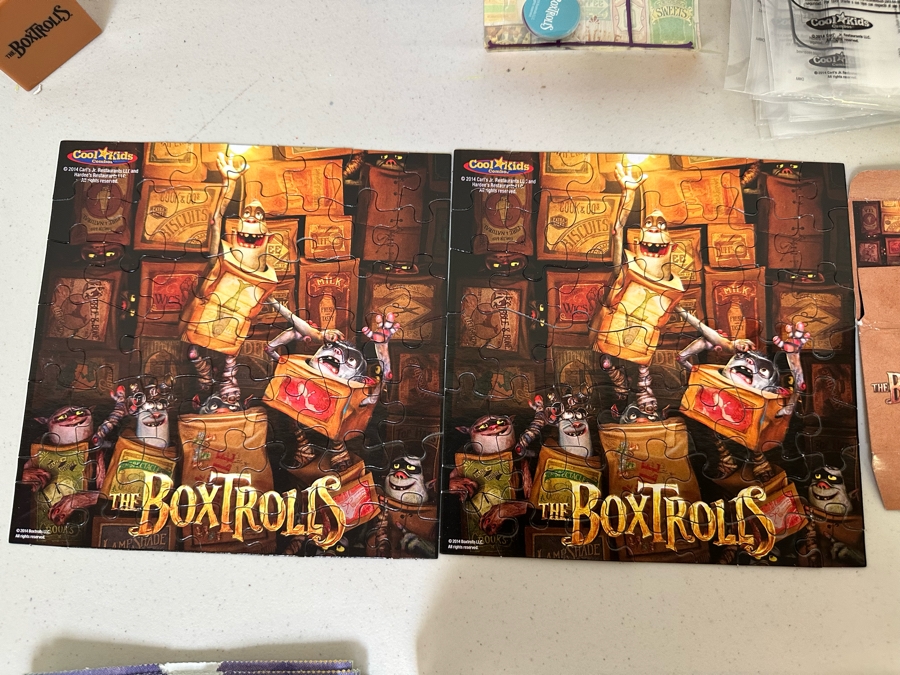 The Boxtrolls Movie Carl's Jr. / Hardee's Happy / Kid's Meal Toys Project Box With Prototype Toy Samples Cool Kids Designed By The CDM Company 2014 [Photo 8]