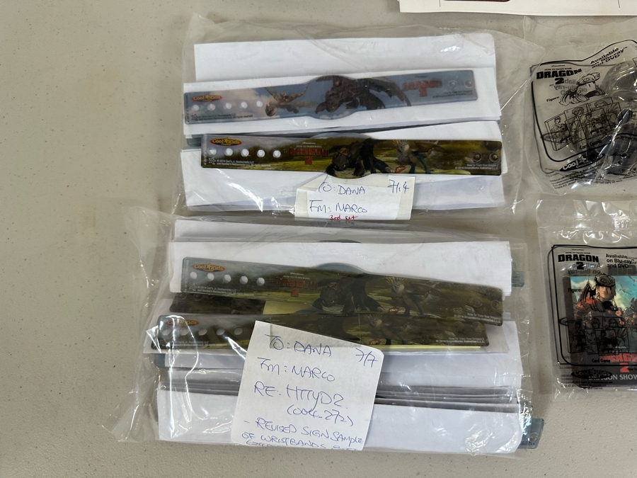 How To Train Your Dragon 2 Movie Carl's Jr. / Hardee's Happy / Kid's Meal Toys Project Box With Prototype Toy Samples Cool Kids Designed By The CDM Company 2014 [Photo 2]