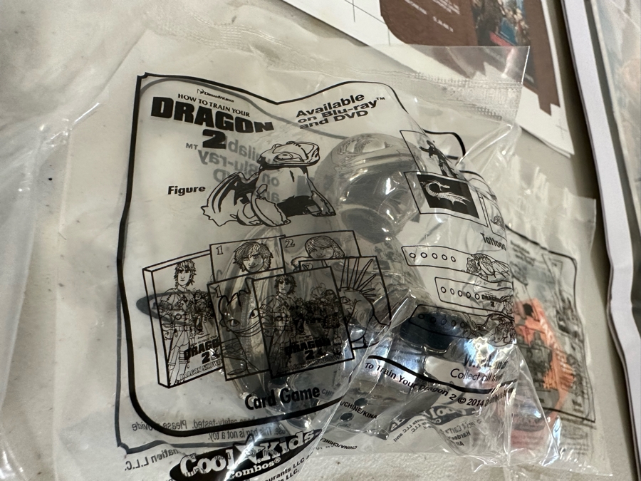How To Train Your Dragon 2 Movie Carl's Jr. / Hardee's Happy / Kid's Meal Toys Project Box With Prototype Toy Samples Cool Kids Designed By The CDM Company 2014 [Photo 8]