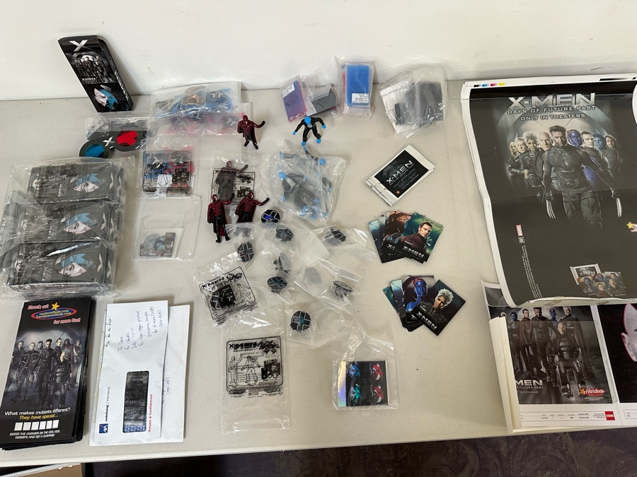 X-Men Days Of Future Past Movie Carl's Jr. / Hardee's Happy / Kid's Meal Toys Project Box With Prototype Toy Samples Cool Kids Designed By The CDM Company 2014 [Photo 16]