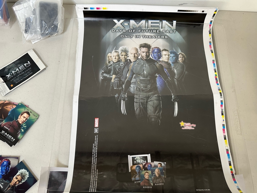 X-Men Days Of Future Past Movie Carl's Jr. / Hardee's Happy / Kid's Meal Toys Project Box With Prototype Toy Samples Cool Kids Designed By The CDM Company 2014 [Photo 9]