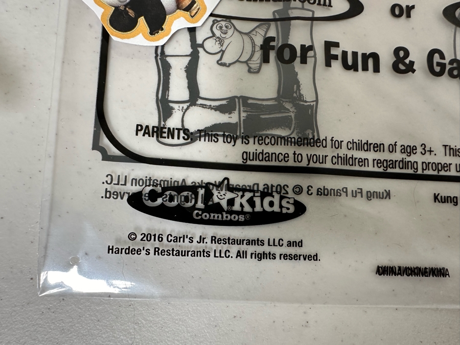 Kung Fu Panda 3 Movie Carl's Jr. / Hardee's Happy / Kid's Meal Toys Project Box With Prototype Toy Samples Cool Kids Designed By The CDM Company 2016 [Photo 12]