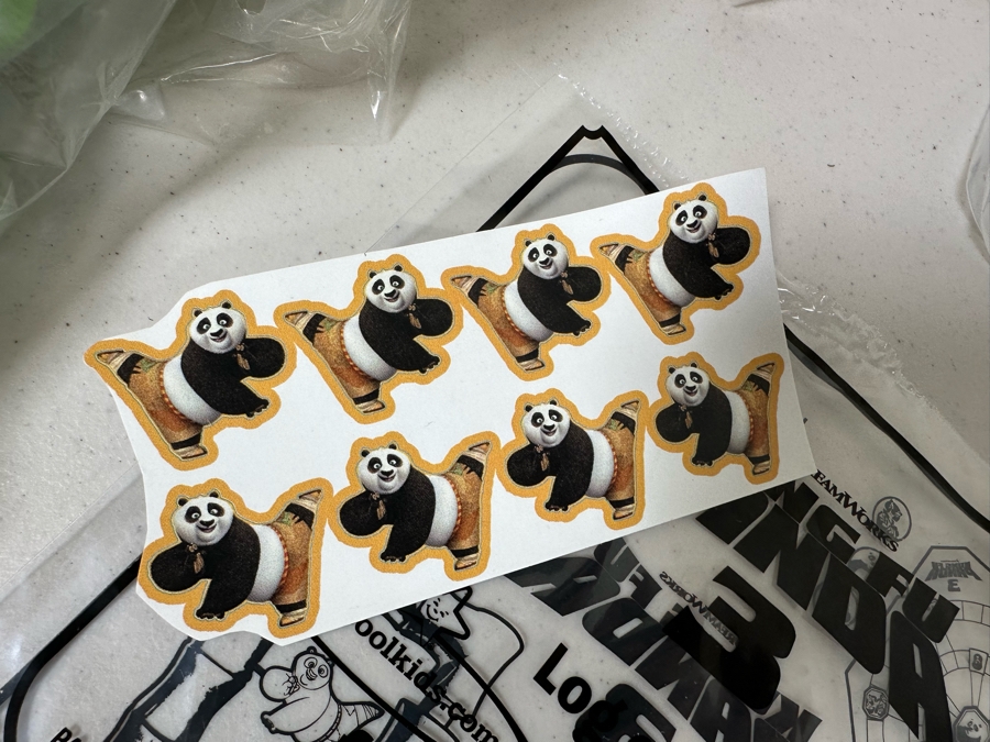 Kung Fu Panda 3 Movie Carl's Jr. / Hardee's Happy / Kid's Meal Toys Project Box With Prototype Toy Samples Cool Kids Designed By The CDM Company 2016 [Photo 13]