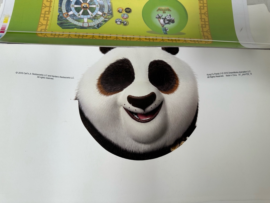 Kung Fu Panda 3 Movie Carl's Jr. / Hardee's Happy / Kid's Meal Toys Project Box With Prototype Toy Samples Cool Kids Designed By The CDM Company 2016 [Photo 2]