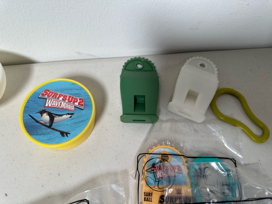 Surf's Up 2 Wave Mania Movie Carl's Jr. / Hardee's Happy / Kid's Meal Toys Project Box With Prototype Toy Samples Cool Kids Designed By The CDM Company 2017 [Photo 2]