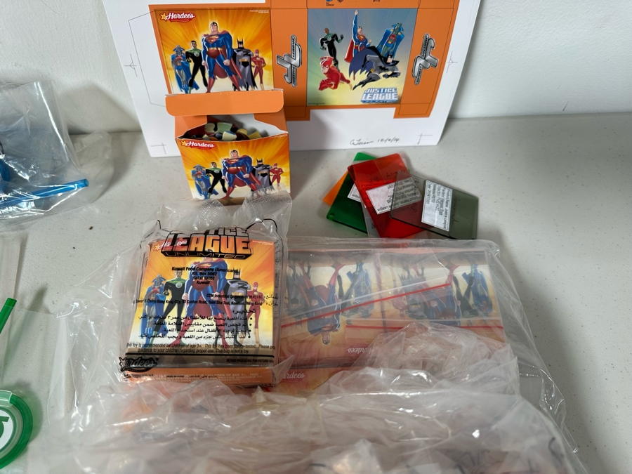 Justice League Unlimited DC Comics Carl's Jr. / Hardee's Happy / Kid's Meal Toys Project Box With Prototype Toy Samples Cool Kids Designed By The CDM Company 2014 [Photo 11]