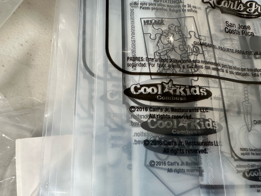 Ice Age Collision Course Movie Carl's Jr. / Hardee's Happy / Kid's Meal Toys Project Box With Prototype Toy Samples Cool Kids Designed By The CDM Company 2016 [Photo 14]