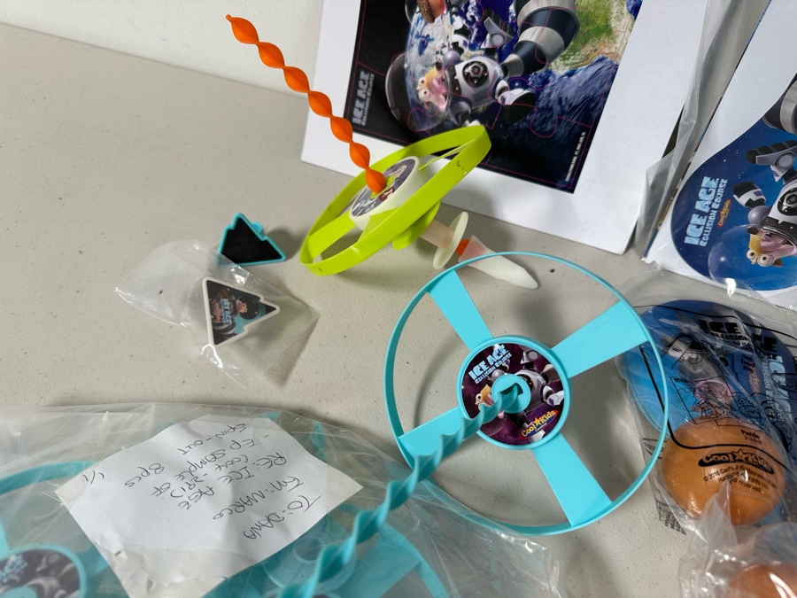 Ice Age Collision Course Movie Carl's Jr. / Hardee's Happy / Kid's Meal Toys Project Box With Prototype Toy Samples Cool Kids Designed By The CDM Company 2016 [Photo 3]