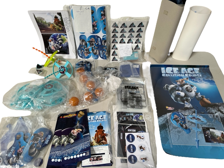 Ice Age Collision Course Movie Carl's Jr. / Hardee's Happy / Kid's Meal Toys Project Box With Prototype Toy Samples Cool Kids Designed By The CDM Company 2016 [Photo 1]