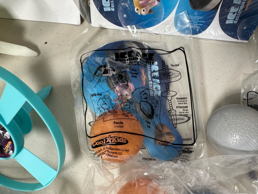 Ice Age Collision Course Movie Carl's Jr. / Hardee's Happy / Kid's Meal Toys Project Box With Prototype Toy Samples Cool Kids Designed By The CDM Company 2016 [Photo 15]