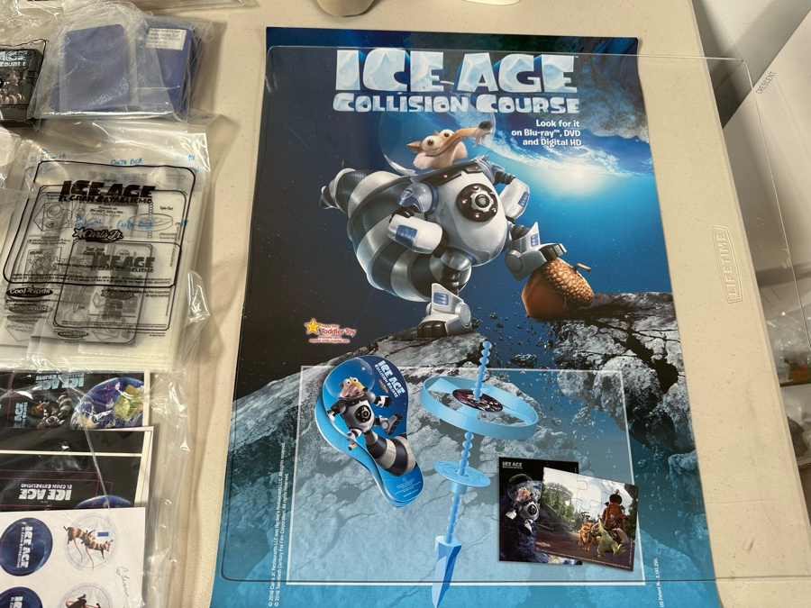 Ice Age Collision Course Movie Carl's Jr. / Hardee's Happy / Kid's Meal Toys Project Box With Prototype Toy Samples Cool Kids Designed By The CDM Company 2016 [Photo 2]
