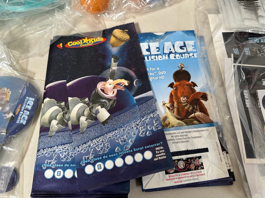 Ice Age Collision Course Movie Carl's Jr. / Hardee's Happy / Kid's Meal Toys Project Box With Prototype Toy Samples Cool Kids Designed By The CDM Company 2016 [Photo 12]