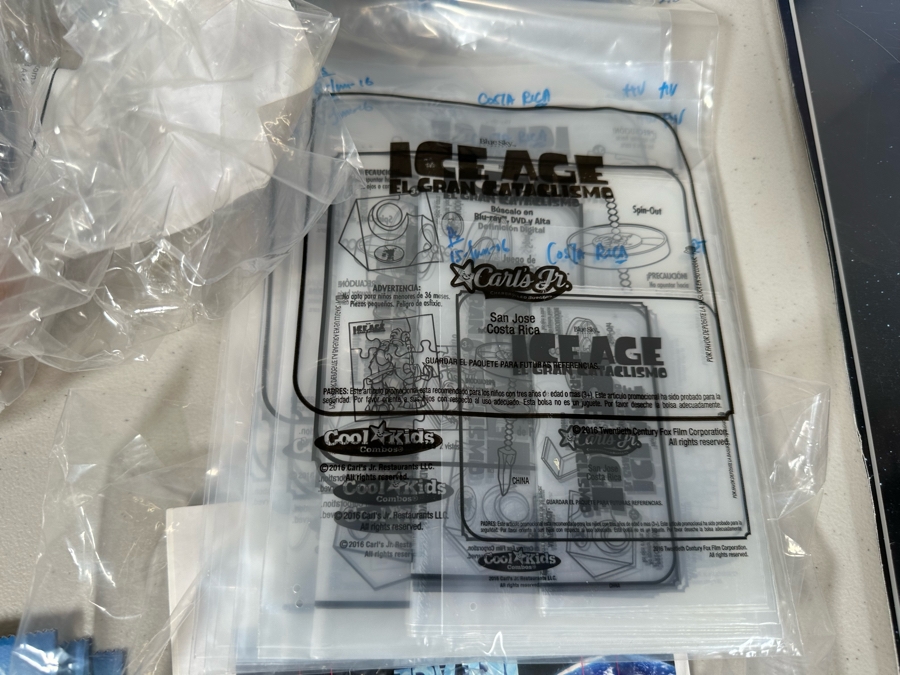 Ice Age Collision Course Movie Carl's Jr. / Hardee's Happy / Kid's Meal Toys Project Box With Prototype Toy Samples Cool Kids Designed By The CDM Company 2016 [Photo 13]