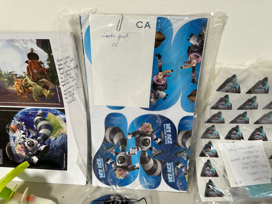Ice Age Collision Course Movie Carl's Jr. / Hardee's Happy / Kid's Meal Toys Project Box With Prototype Toy Samples Cool Kids Designed By The CDM Company 2016 [Photo 7]
