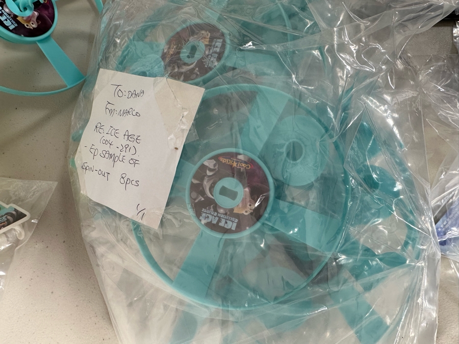 Ice Age Collision Course Movie Carl's Jr. / Hardee's Happy / Kid's Meal Toys Project Box With Prototype Toy Samples Cool Kids Designed By The CDM Company 2016 [Photo 4]