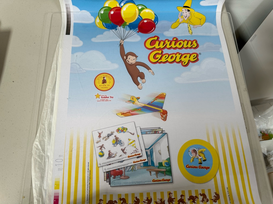 Curious George Carl's Jr. / Hardee's Happy / Kid's Meal Toys Project Box With Prototype Toy Samples Cool Kids Designed By The CDM Company 2016 [Photo 6]