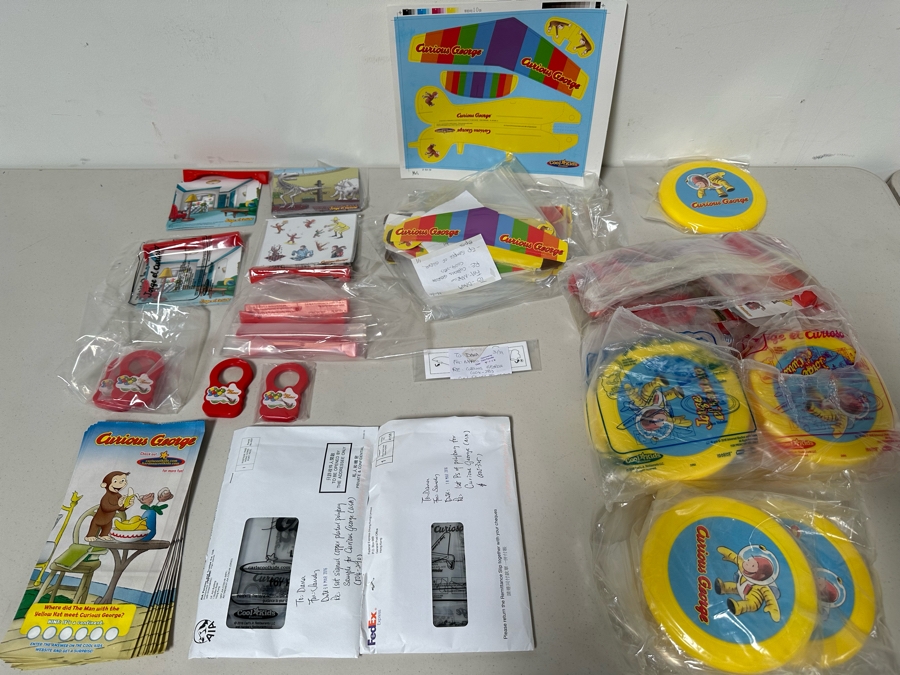 Curious George Carl's Jr. / Hardee's Happy / Kid's Meal Toys Project Box With Prototype Toy Samples Cool Kids Designed By The CDM Company 2016 [Photo 12]