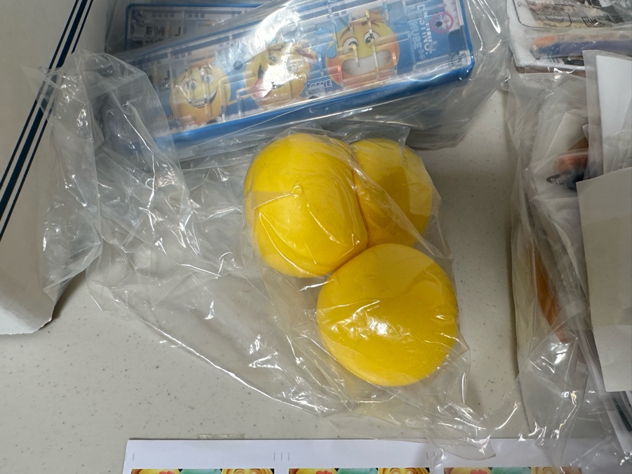 The Emoji Movie Carl's Jr. / Hardee's Happy / Kid's Meal Toys Project Box With Prototype Toy Samples Cool Kids Designed By The CDM Company 2017 [Photo 2]