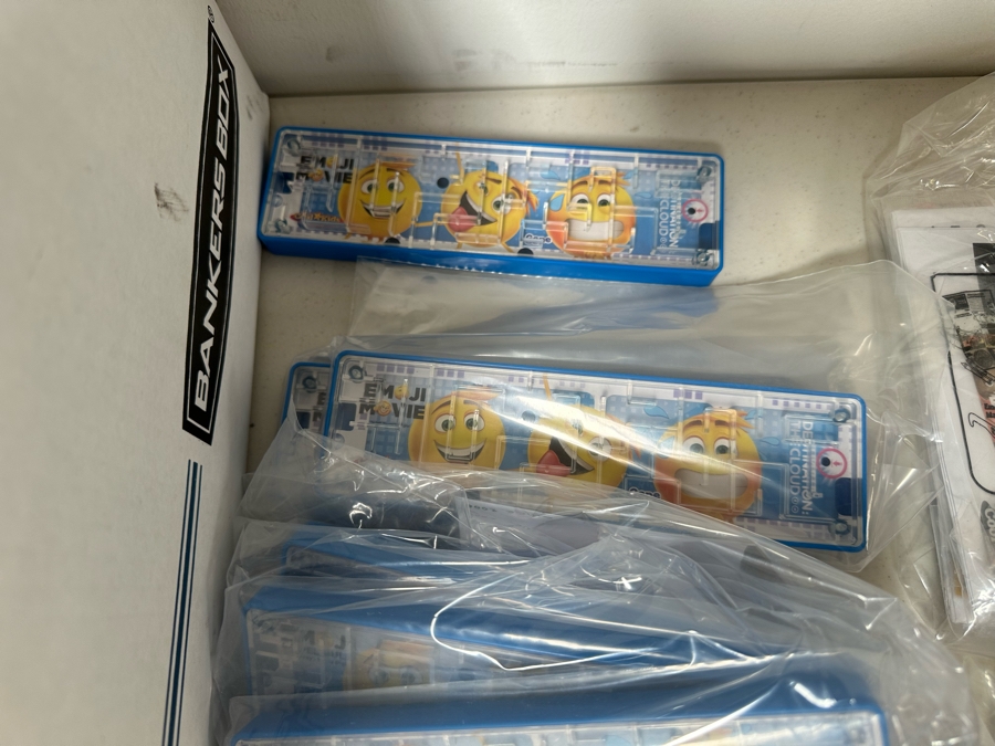 The Emoji Movie Carl's Jr. / Hardee's Happy / Kid's Meal Toys Project Box With Prototype Toy Samples Cool Kids Designed By The CDM Company 2017 [Photo 7]